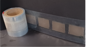 Large-area printed metasurface